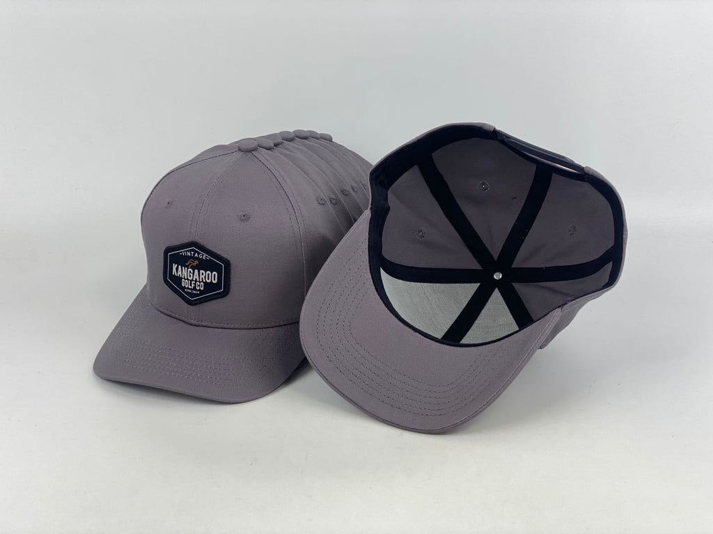 Grey Vintage Black Patch Lid